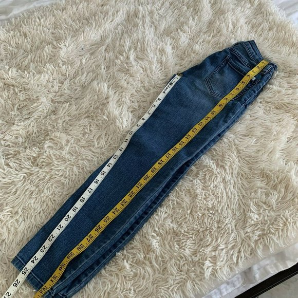 volcom brand jeans liberator legging ankle fit blue size 0 - Picture 6 of 11